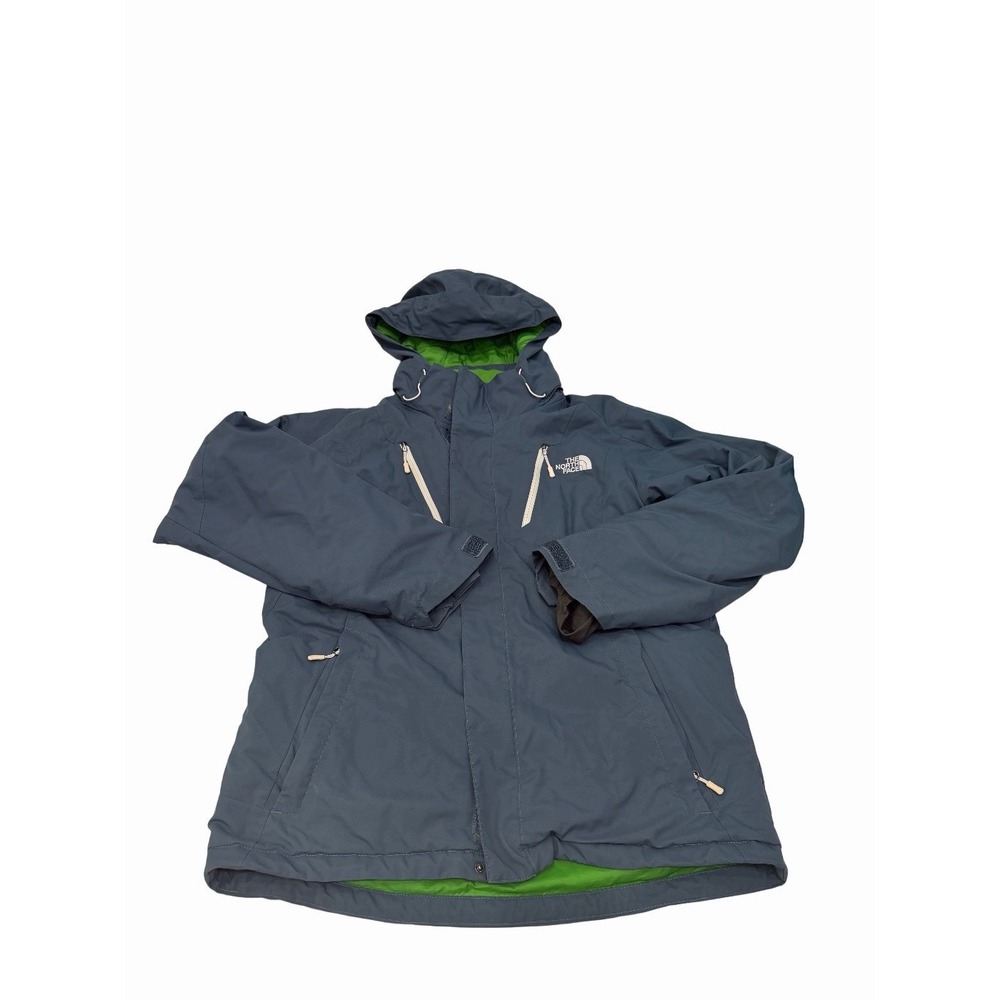The North Face Men's Bansko Jacket Hooded Green HyVent Size L - Picture 2 of 6